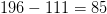 Formula